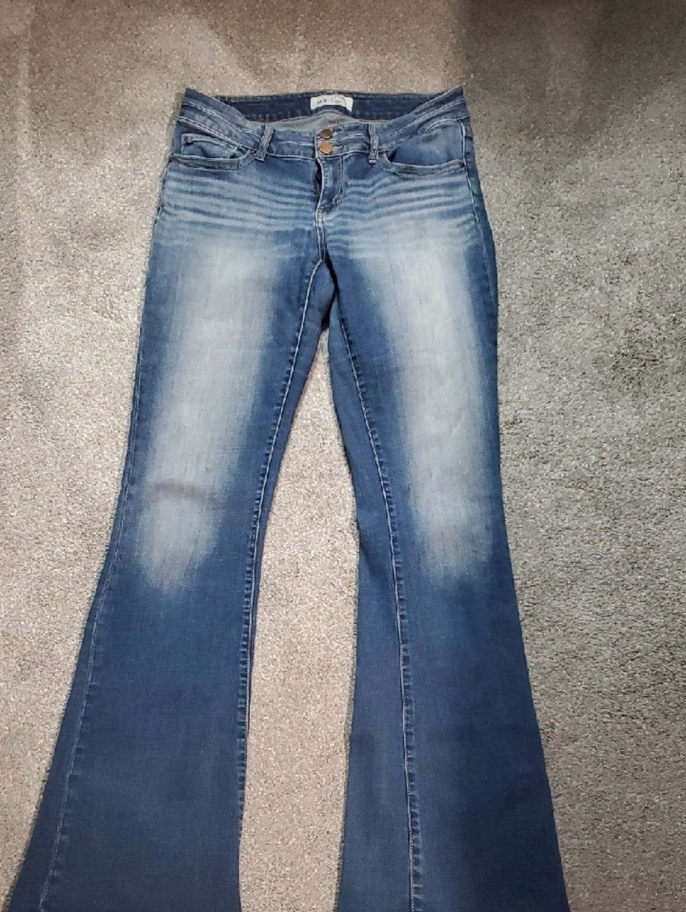 BKE STELLA Women's Blue Flared Jeans
